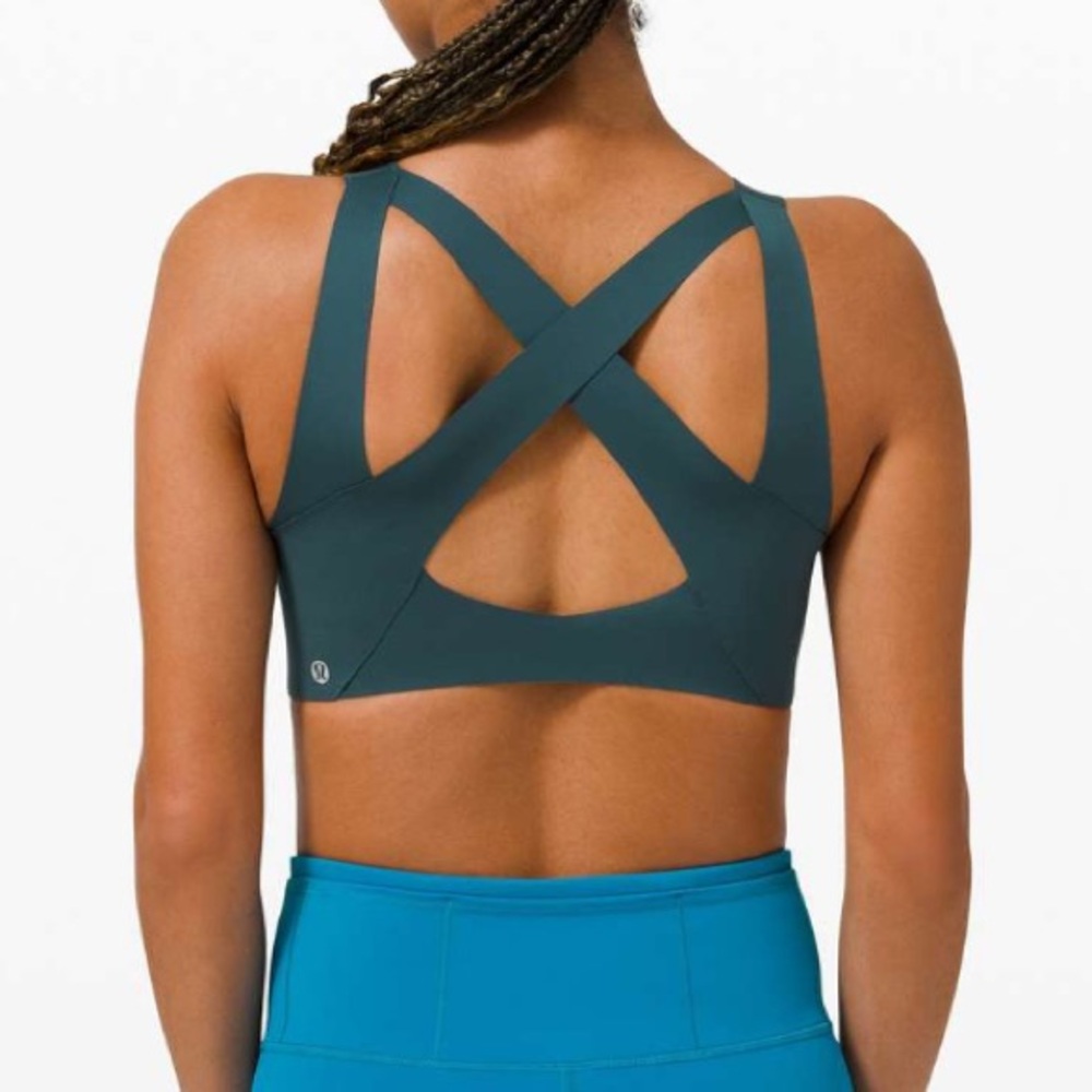 Lululemon Enlite‎ Bra Zip Front High Support Submarine 36C